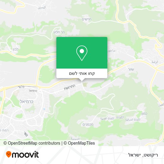 מפת ריקושט