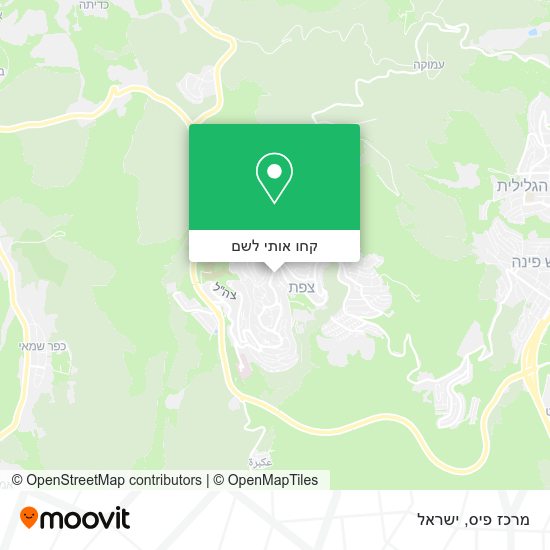 מפת מרכז פיס