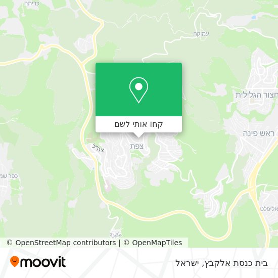 מפת בית כנסת אלקבץ