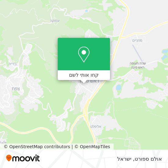 מפת אולם ספורט