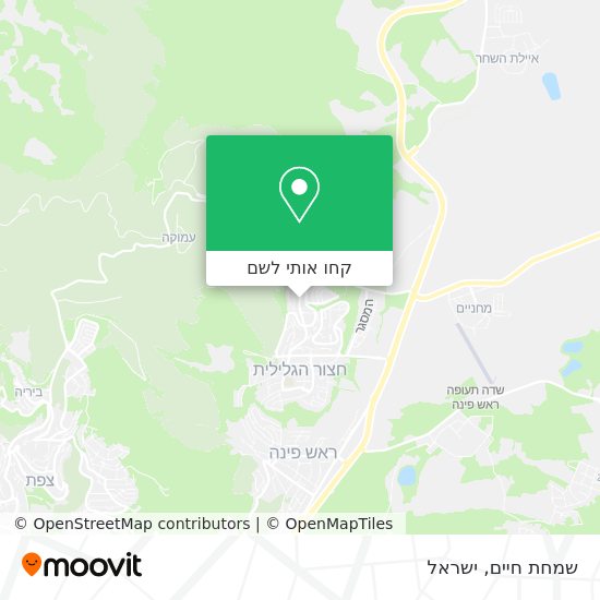 מפת שמחת חיים