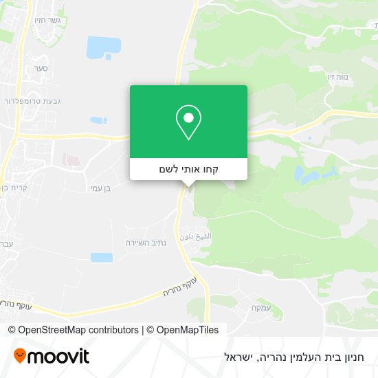 מפת חניון בית העלמין נהריה