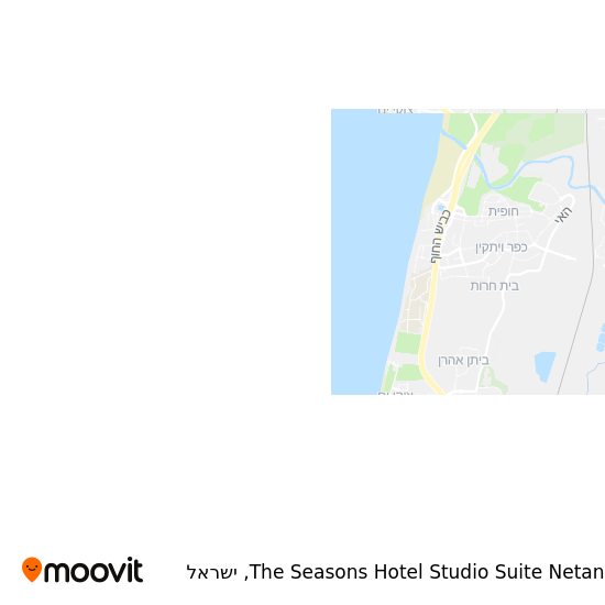 מפת The Seasons Hotel Studio Suite Netanya