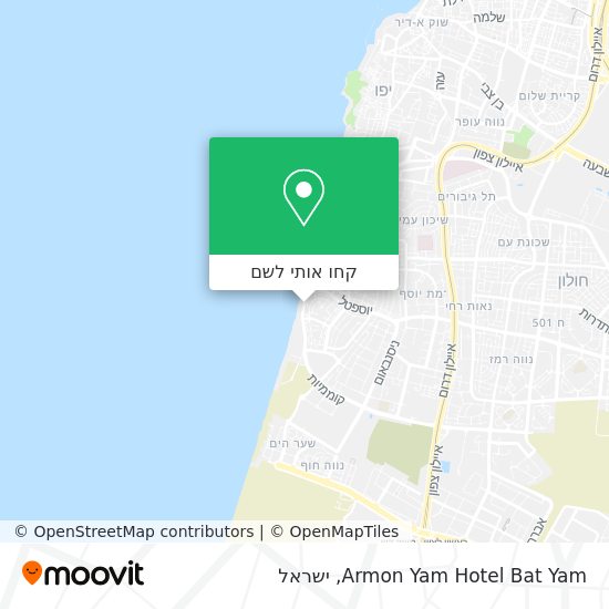 מפת Armon Yam Hotel Bat Yam