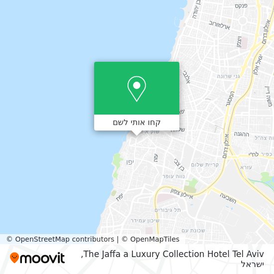 מפת The Jaffa a Luxury Collection Hotel Tel Aviv