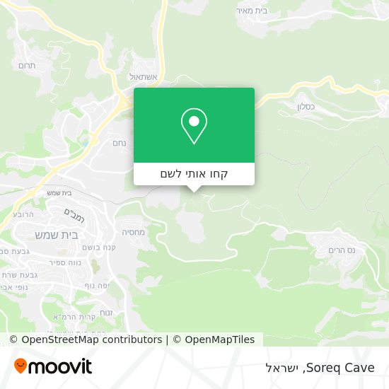 מפת Soreq Cave