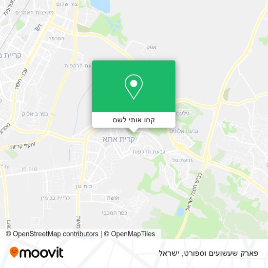 מפת פארק שעשועים וספורט
