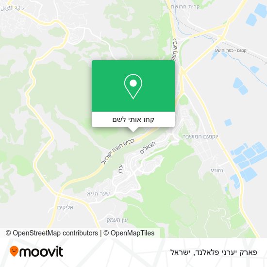 מפת פארק יערני פלאלנד