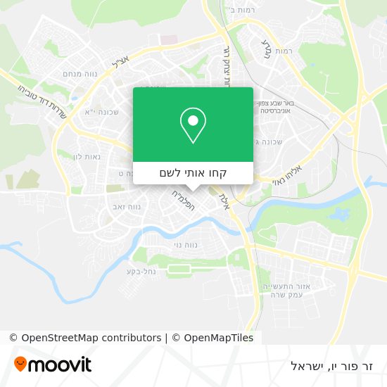 מפת זר פור יו