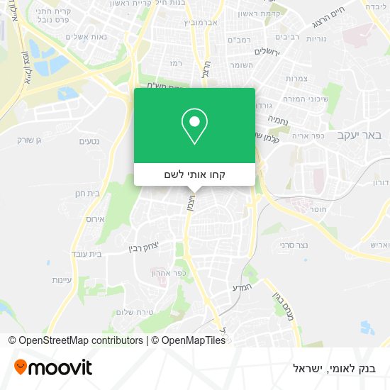 מפת בנק לאומי