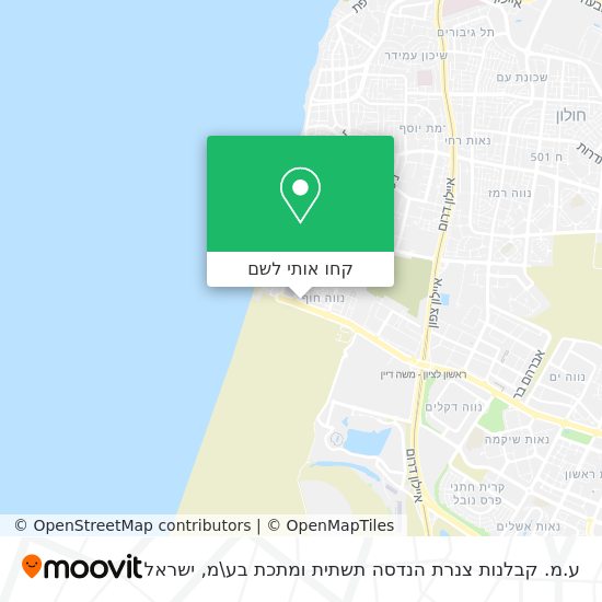 מפת ע.מ. קבלנות צנרת הנדסה תשתית ומתכת בע\מ