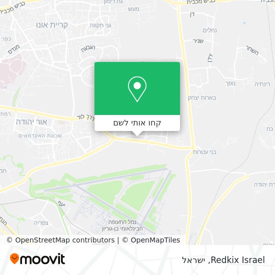 מפת Redkix Israel