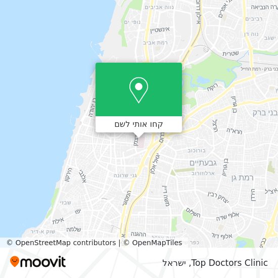 מפת Top Doctors Clinic