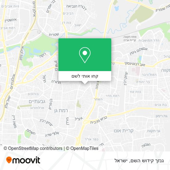 מפת גנזך קידוש השם