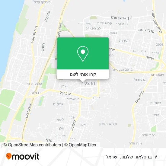 מפת ד\ר ברסלאור שלמון