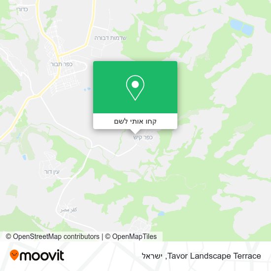 מפת Tavor Landscape Terrace
