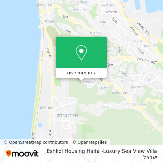 מפת Eshkol Housing Haifa -Luxury Sea View Villa