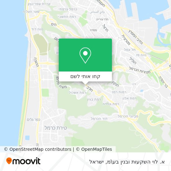 מפת א. לוי השקעות ובנין בע\מ