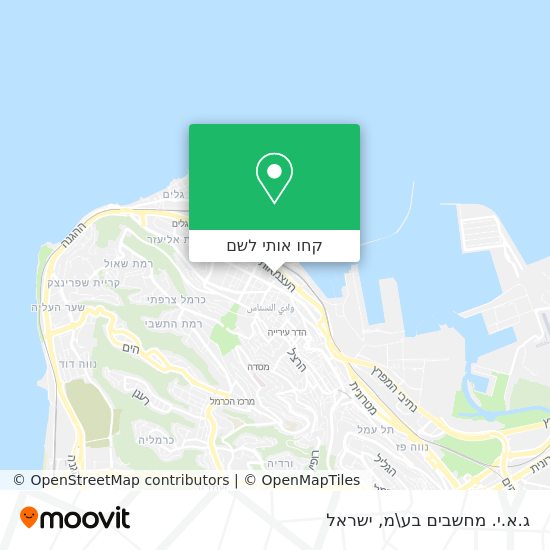 מפת ג.א.י. מחשבים בע\מ