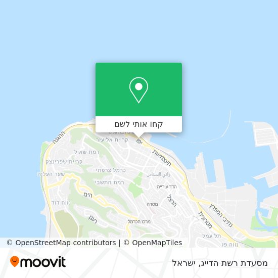 מפת מסעדת רשת הדייג