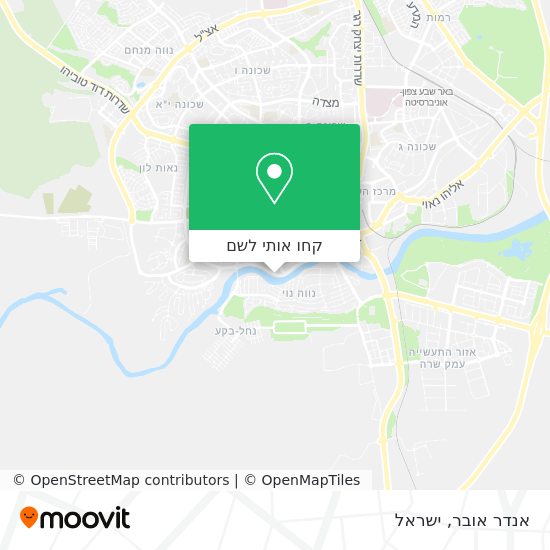 מפת אנדר אובר