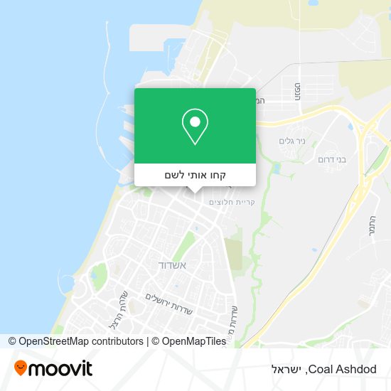 מפת Coal Ashdod