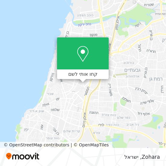 מפת Zohara