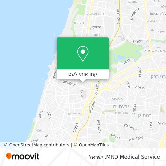 מפת MRD Medical Service