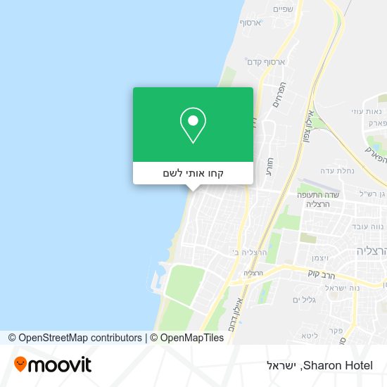 מפת Sharon Hotel