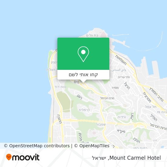 מפת Mount Carmel Hotel