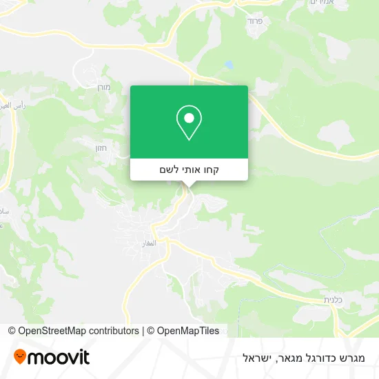 מפת מגרש כדורגל מגאר