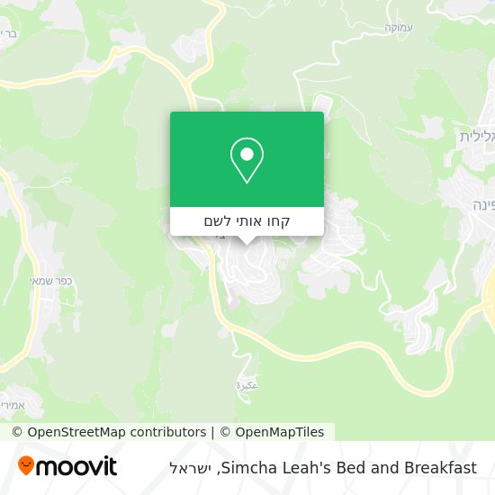 מפת Simcha Leah's Bed and Breakfast