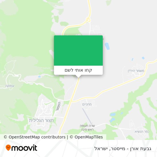 מפת גבעת אורן - מייסטר