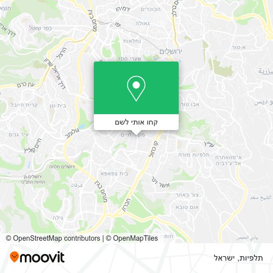 מפת תלפיות