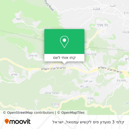 מפת קלפי 3 מועדון פיס לקשיש עמנואל