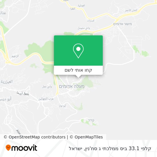 מפת קלפי 33.1 ביס ממלכתי ג סח'נין