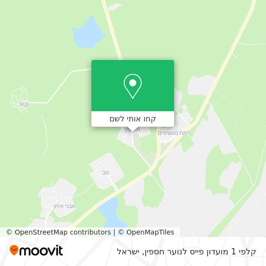 מפת קלפי 1 מועדון פייס לנוער חספין