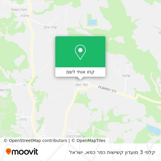 מפת קלפי 3 מועדון קשישות כפר כמא