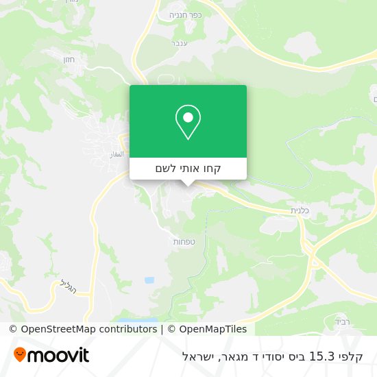 מפת קלפי 15.3 ביס יסודי ד מגאר