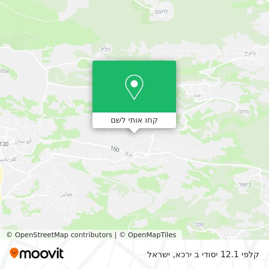 מפת קלפי 12.1 יסודי ב ירכא