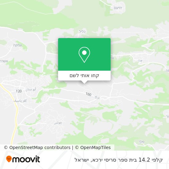 מפת קלפי 14.2 בית ספר סריסי ירכא