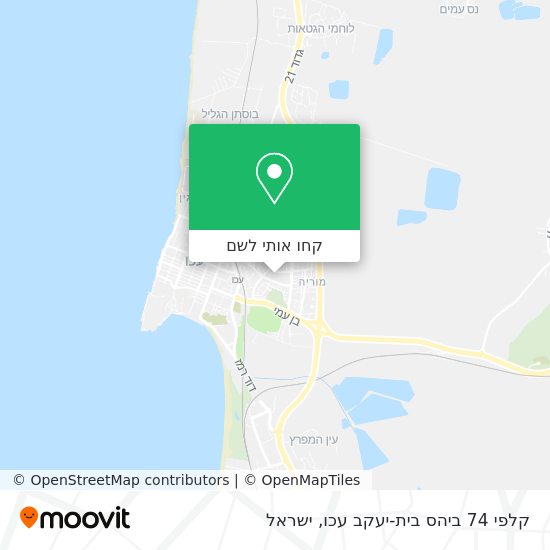 מפת קלפי 74 ביהס בית-יעקב עכו