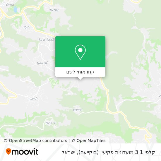 מפת קלפי 3.1 מועדונית פקיעין (בוקייעה)