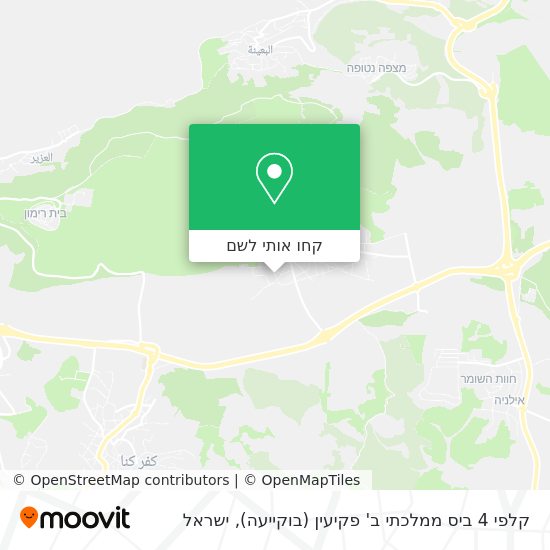 מפת קלפי 4 ביס ממלכתי ב' פקיעין (בוקייעה)