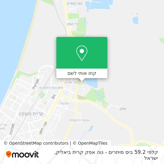 מפת קלפי 59.2 ביס מיתרים - נוה אפק קרית ביאליק