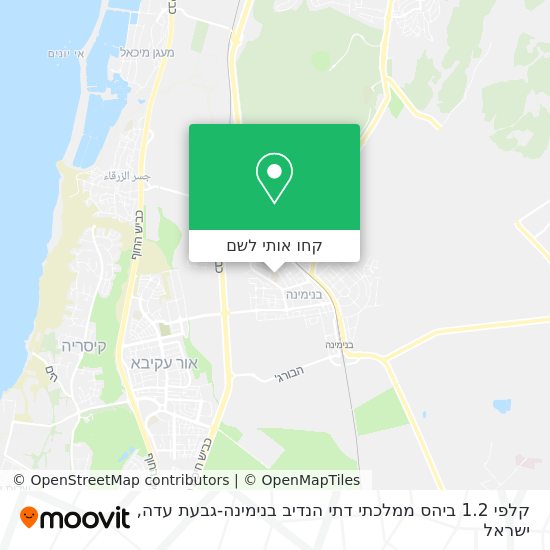 מפת קלפי 1.2 ביהס ממלכתי דתי הנדיב בנימינה-גבעת עדה