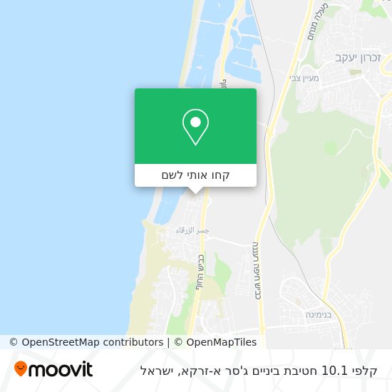 מפת קלפי 10.1 חטיבת ביניים ג'סר א-זרקא