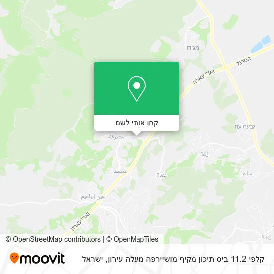 מפת קלפי 11.2 ביס תיכון מקיף מושיירפה מעלה עירון