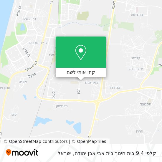 מפת קלפי 9.4 בית חינוך בית אבי אבן יהודה