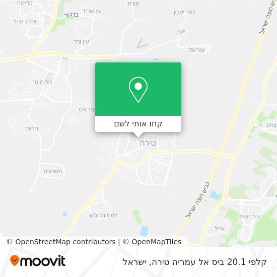 מפת קלפי 20.1 ביס אל עמריה טירה